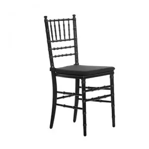 Party Rent : silla Tiffany negra